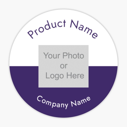 A logo purple black gray design with 1 uploads