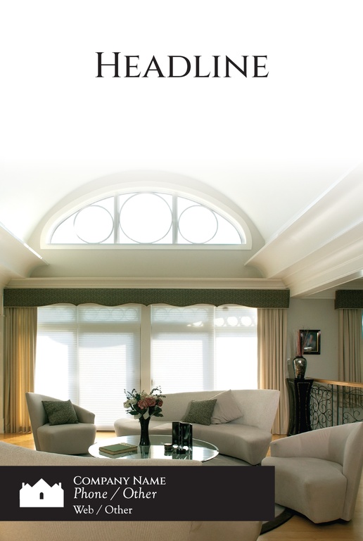 A okna vertical white gray design