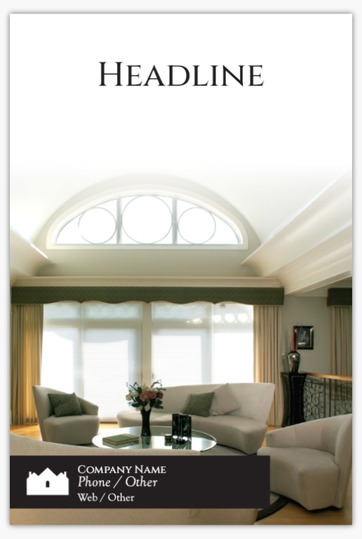 A okna vertical white brown design
