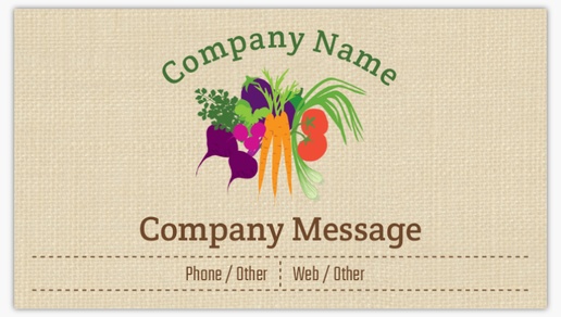 Design Preview for Farmers Market Vinyl Banners Templates, 1.7' x 3' Indoor vinyl Single-Sided