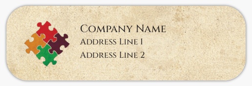 Design Preview for Education & Child Care Return Address Labels Templates, White Paper
