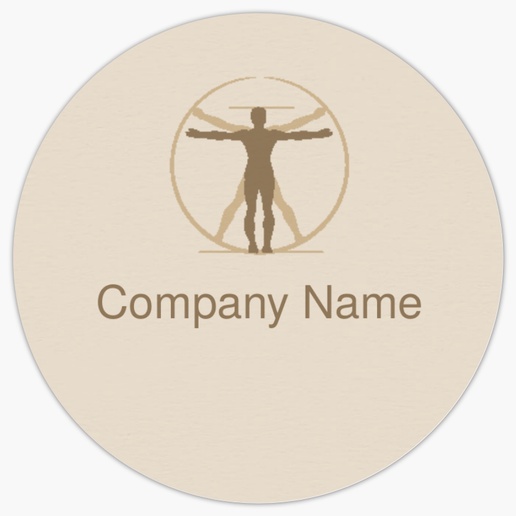 A logolar industrien logo cream brown design