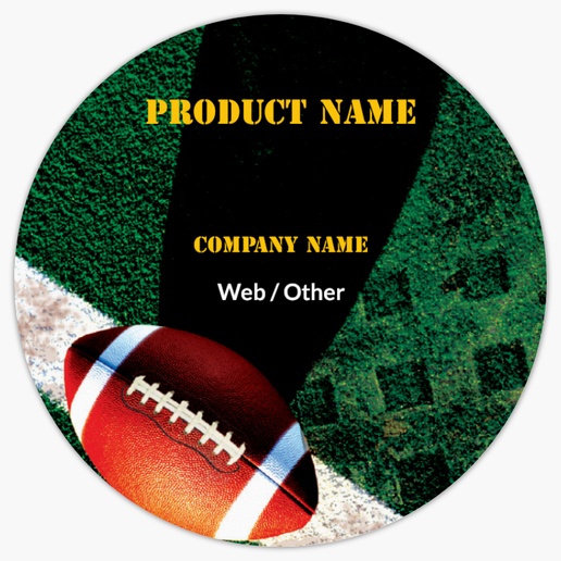 Design Preview for Design Gallery: Product Labels on Sheets, 3" x 3" Circle