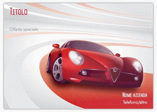 Anteprima design per Galleria di design: cartoline promozionali per auto e trasporti, A6 (105 x 148 mm)