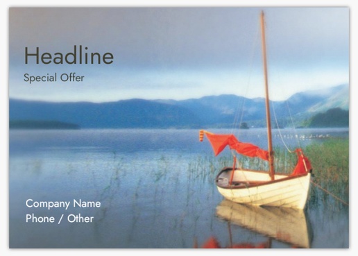 Design Preview for Design Gallery: Boats & Maritime Postcards, A6 (105 x 148 mm)