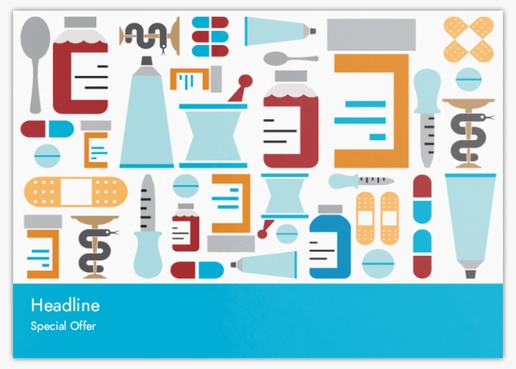 Design Preview for Design Gallery: Medical Equipment & Pharmaceuticals Postcards, A6 (105 x 148 mm)