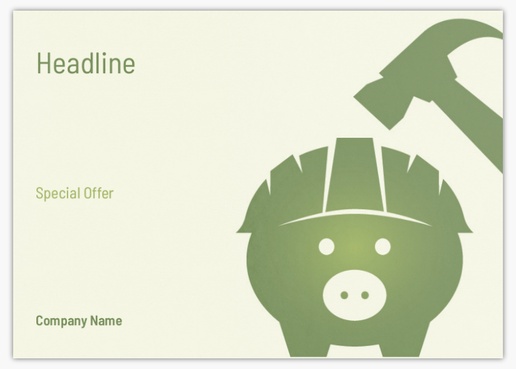 Design Preview for Design Gallery: Financial Planning Postcards, A6 (105 x 148 mm)