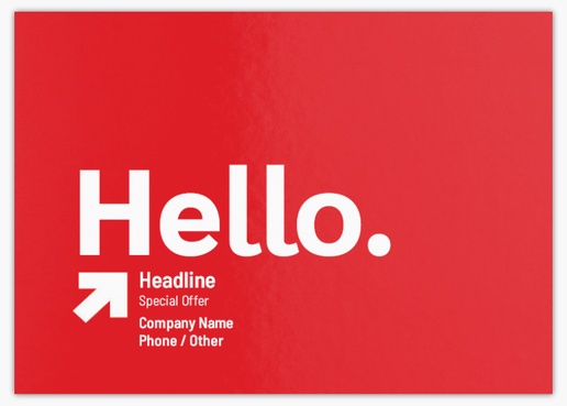 Design Preview for Design Gallery: Marketing & Public Relations Postcards, A6 (105 x 148 mm)
