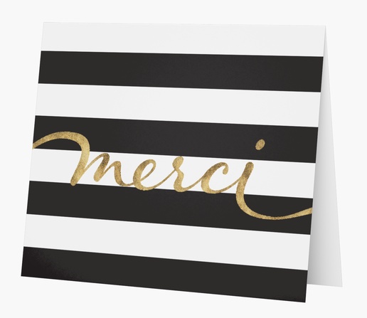 A merci gold black cream design for Elegant