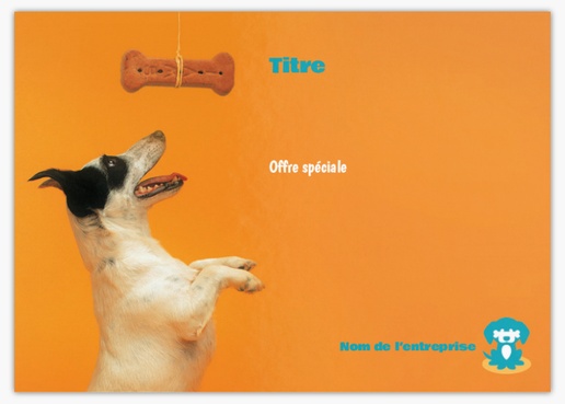 Aperçu du graphisme pour Galerie de modèles : Cartes postales pour Animaux et soins vétérinaires, A6 (105 x 148 mm)