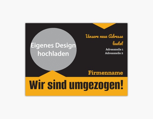 Designvorschau für Designgalerie: Postkarten Umzug, A6 (105 x 148 mm)