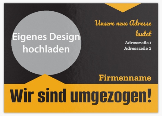 Designvorschau für Designgalerie: Postkarten Umzug, A6 (105 x 148 mm)