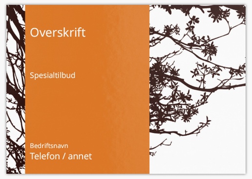 Forhåndsvisning av design for Designgalleri: Høst Postkort, A5 (148 x 210 mm)