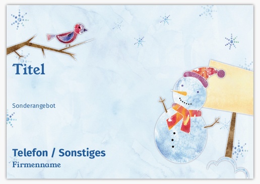 Designvorschau für Designgalerie: Postkarten Weihnachten & Festtage, A5 (148 x 210 mm)
