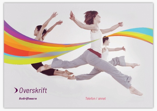 Forhåndsvisning av design for Designgalleri: Dans & koreografi Postkort, A5 (148 x 210 mm)