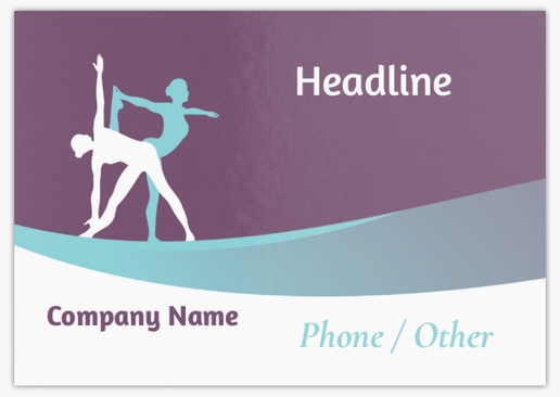 Design Preview for Design Gallery: Fitness Classes Postcards, A5 (148 x 210 mm)