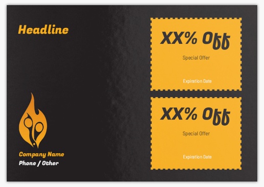 Design Preview for Design Gallery: Coupons Postcards, A5 (148 x 210 mm)