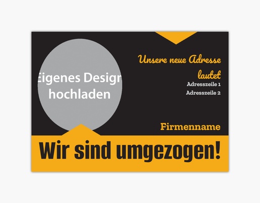 Designvorschau für Designgalerie: Postkarten Umzug, A5 (148 x 210 mm)
