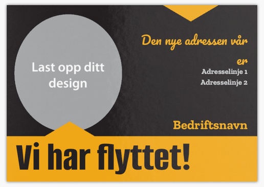Forhåndsvisning av design for Designgalleri: Flytting Postkort, A5 (148 x 210 mm)