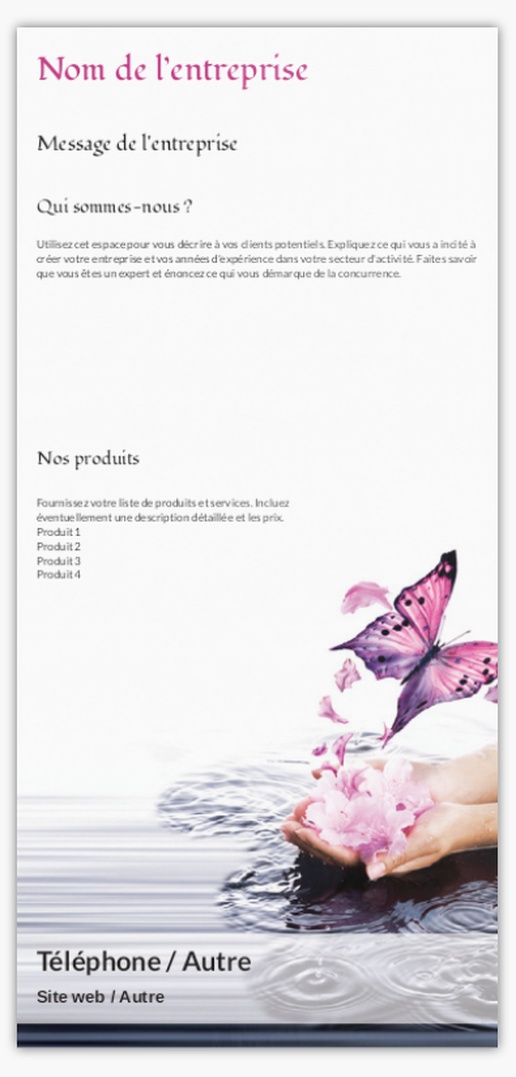 Aperçu du graphisme pour Galerie de modèles : cartes postales pour nature et paysages, DL (99 x 210 mm)