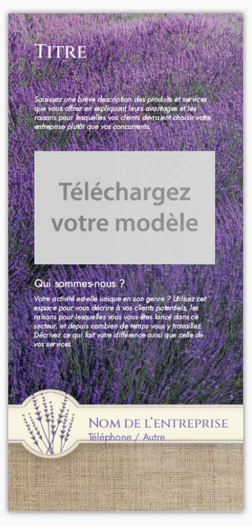 Aperçu du graphisme pour Galerie de modèles : cartes postales pour fleurs et verdure, DL (99 x 210 mm)
