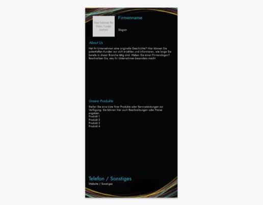 Designvorschau für Designgalerie: Postkarten Produktion & Vertrieb, DIN lang (99 x 210 mm)