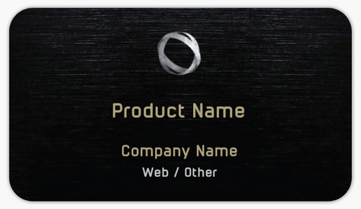 Design Preview for Manufacturing & Distribution Product Labels on Sheets Templates, 2" x 3.5" Rounded Rectangle