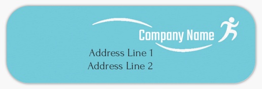 Design Preview for Design Gallery: Health & Wellness Return Address Labels, White Paper