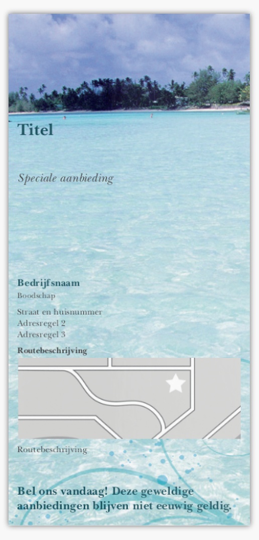 Voorvertoning ontwerp voor Ontwerpgalerij: Reisbureaus Ansichtkaarten, DL (99 x 210 mm)