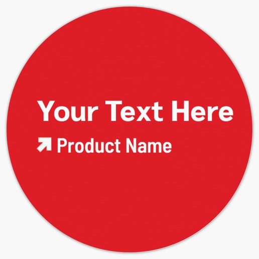 Design Preview for Marketing & Communications Product Labels on Sheets Templates, 1.5" x 1.5" Circle