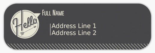 Design Preview for Design Gallery: Marketing & Communications Return Address Labels, White Paper