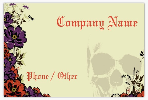 Design Preview for Tattoo & Body Piercing Lawn Signs Templates, 12" x 18" Horizontal