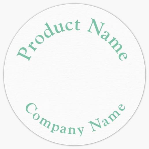 Design Preview for Design Gallery: Product Labels on Sheets, 1.5" x 1.5" Circle