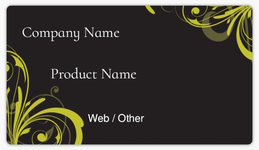 Design Preview for Design Gallery: Elegant Product Labels on Sheets, 2" x 3.5" Rounded Rectangle