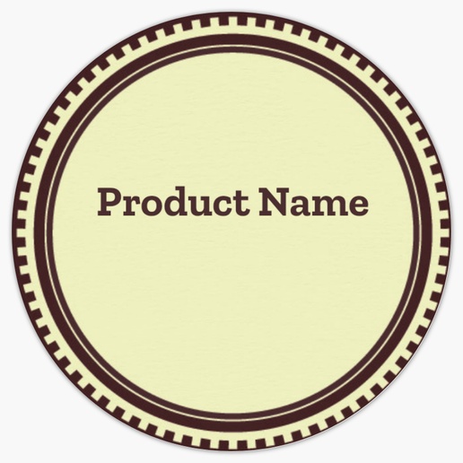 Design Preview for Manufacturing & Distribution Product Labels on Sheets Templates, 1.5" x 1.5" Circle