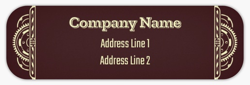 Design Preview for Design Gallery: Manufacturing & Distribution Return Address Labels, White Paper
