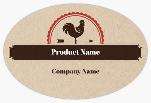 A foil poultry brown design for Animals