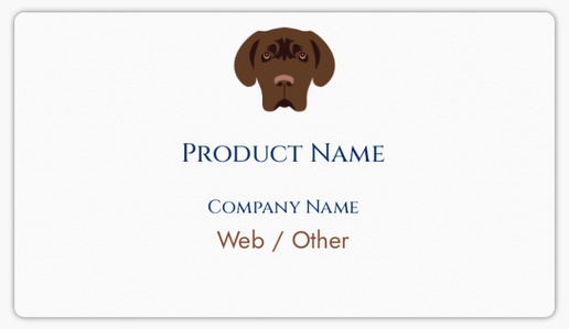 Design Preview for Animals Product Labels on Sheets Templates, 2" x 3.5" Rounded Rectangle