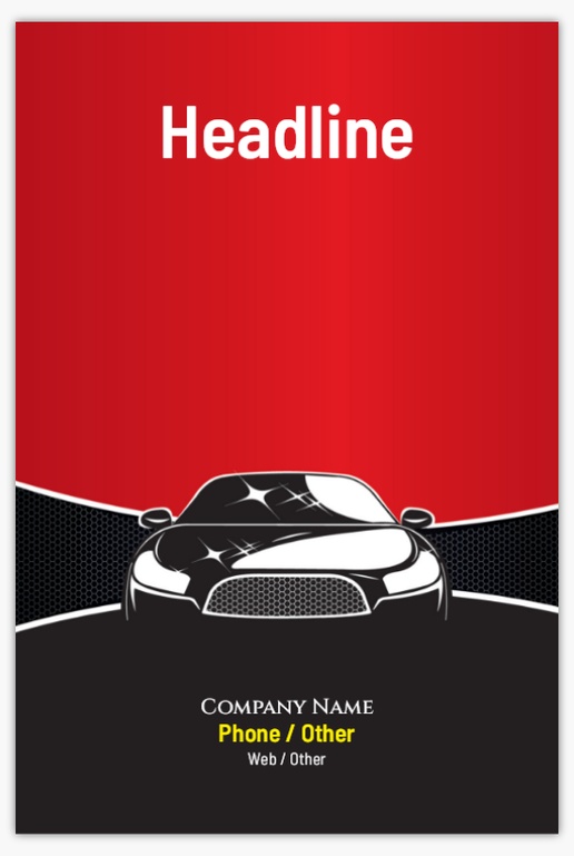 Design Preview for Design Gallery: Auto Dealers Aluminum A-Frame Signs, 1 Insert - No Frame 24" x 36"
