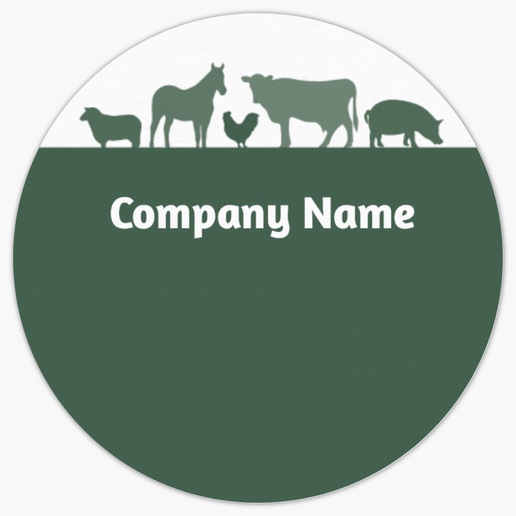 Design Preview for  Product Labels on Sheets Templates, 1.5" x 1.5" Circle