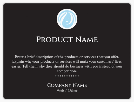 Design Preview for Design Gallery: Conservative Product Labels on Sheets, 3" x 4" Rounded Rectangle