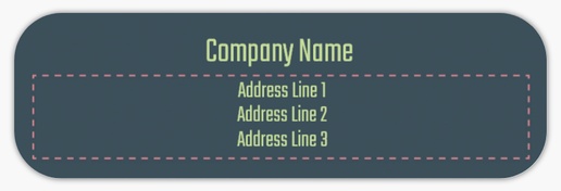 Design Preview for Recruiting & Temporary Agencies Return Address Labels Templates, White Paper