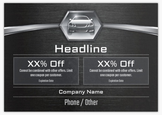 Design Preview for Design Gallery: Auto Dealers Postcards, A5 (148 x 210 mm)