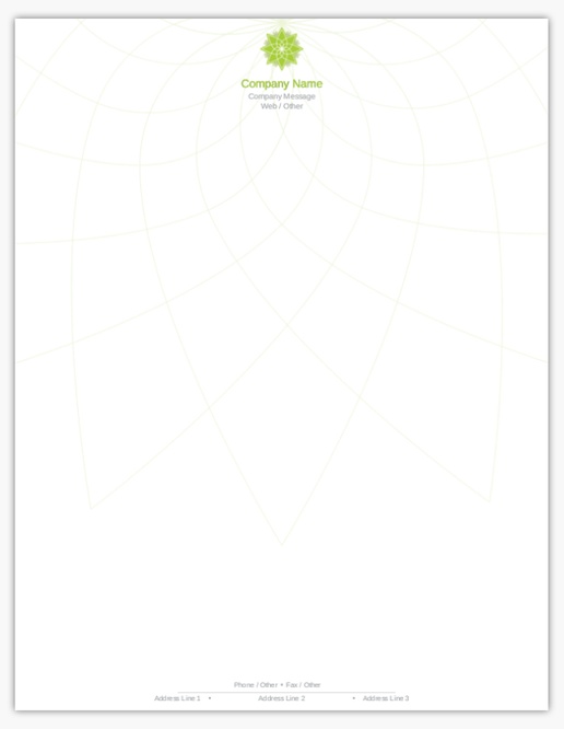 Design Preview for Design Gallery: Marketing & Communications Letterhead