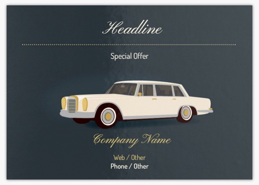 Design Preview for Design Gallery: Car Services Postcards, A6 (105 x 148 mm)