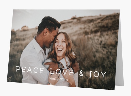 A photo peace white design for Modern & Simple with 1 uploads