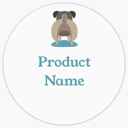 Design Preview for Animals & Pet Care Product Labels on Sheets Templates, 1.5" x 1.5" Circle