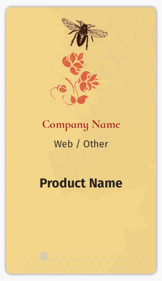 Design Preview for Design Gallery: Agriculture & Farming Product Labels on Sheets, 2" x 3.5" Rounded Rectangle