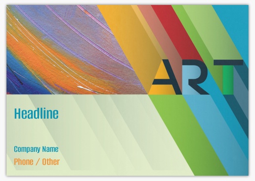 Design Preview for Design Gallery: Art galleries Postcards, A5 (148 x 210 mm)