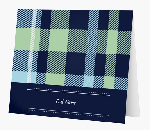 A gingham 幾何学的 blue gray design for Theme